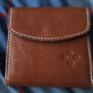 Brown leather Patricia Nash wallet